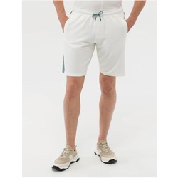 Ekru Slim Fit Örme Şort