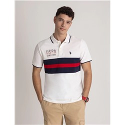 COLORBLOCK EMBOSSED PIQUE POLO SHIRT