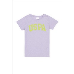 Kız Çocuk Lila Basic Tişört
