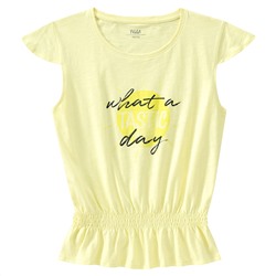 Mädchen T-Shirt mit Message-Print