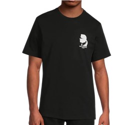 Karl Lagerfeld Paris Logo Graphic Cotton T-Shirt
