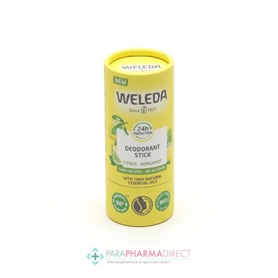 Weleda Déodorant Stick Citrus Bergamote 50g