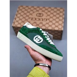 Кроссовки Gucc*i Interlocking G Suede Sneaker серии G74 140225