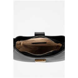 Bandolera de piel Arbus - Negro