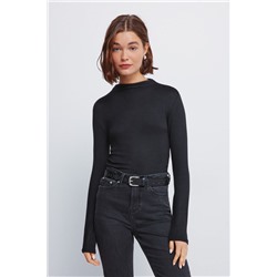 Camiseta cuello perkins tacto suave