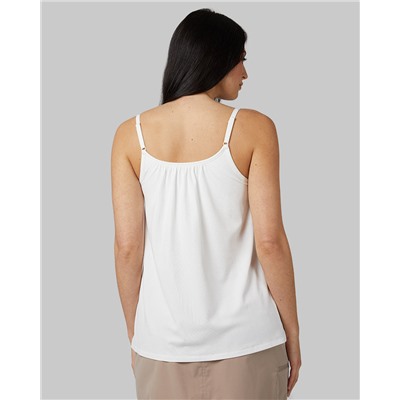 WOMEN'S SOFT RIB FLOWY BRA CAMI