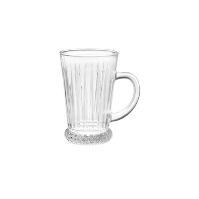 Madeleine 4'lü Çay Fincanı Seti - Şeffaf - 210 ml