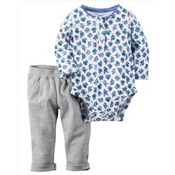 2-Piece Bodysuit & Pant Set