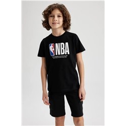 Defacto Erkek Çocuk Nba Bisiklet Yaka Kısa Kollu Tişört Z8493A623SM