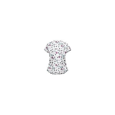 UA Wild Garden White Print Scrub Top