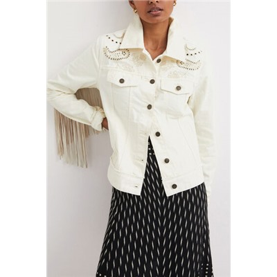 Chaqueta vaquera biker