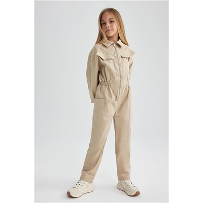 Defacto Kız Çocuk Gabardin Tulum A7917A823AU