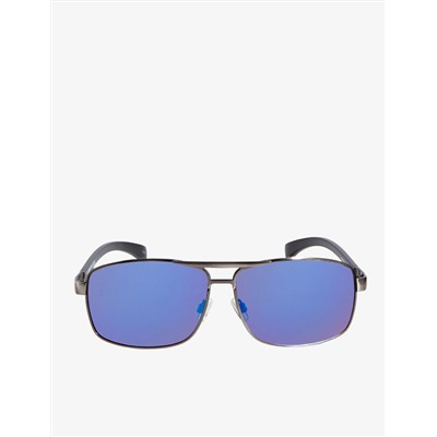 MENS RECTANGULAR METAL SUNGLASSES