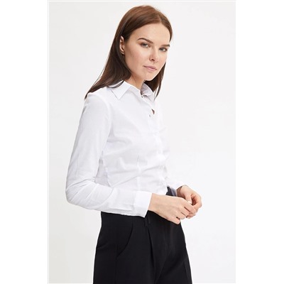 Defacto Fitted Uzun Kollu Basic Gömlek I5278AZ.20AU.WT34