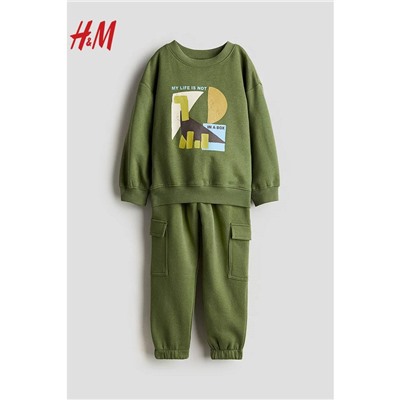 Костюм для мальчиков, свитшот и штаны ❤️ H&*M оф сайт, распродажа