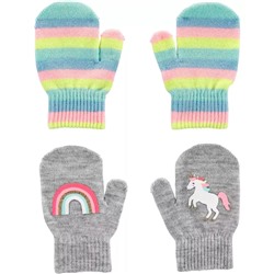 Carter's | Toddler 2-Pack Unicorn Mittens