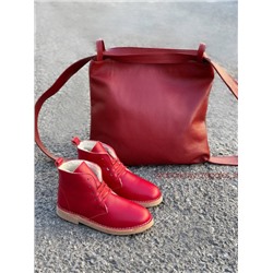 Ab.Zapatos 4619/2 granate+PELLE 17-04