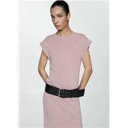 Vestido midi algodón