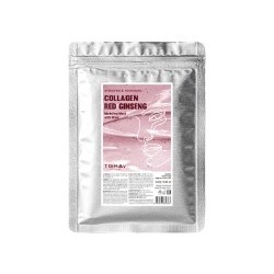 Collagen & Red Ginseng Modeling Mask With Rose, Альгинатная маска с коллагеном,  женьшенем и  частицами прованских роз