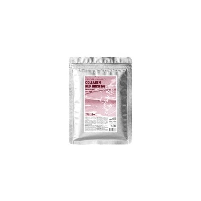 Collagen & Red Ginseng Modeling Mask With Rose, Альгинатная маска с коллагеном,  женьшенем и  частицами прованских роз