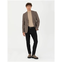 Kahverengi Slim Fit Ceket