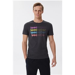 Lee Cooper Erkek Antrasit T-Shirt 107-222LCM242002