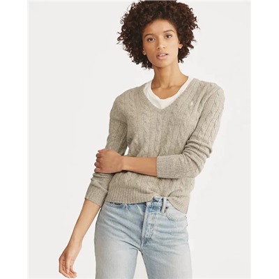 POLO RALPH LAUREN Cable Wool-Cashmere Sweater