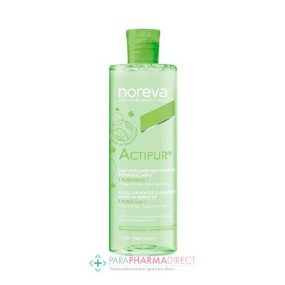Noreva Actipur Eau Micellaire Nettoyante / Démaquillante / Purifiante 400 ml