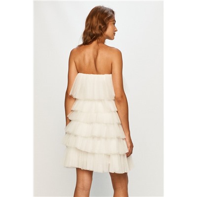 Vestido avolantado Blanco