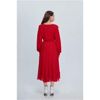 Jersey de lana Rojo