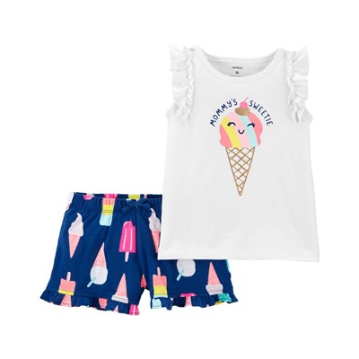 Carter's | Toddler 2-Piece Daddy's Girl Tee & Short Set