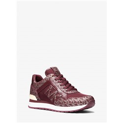 Maddy Metallic Signature Logo Trainer
