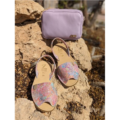 AB.Zapatos · 3207PC · clavel multicolor+Pelle 21-20 (370) lila