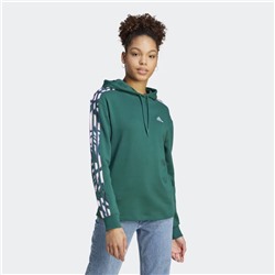 VIBRANT PRINT 3-STRIPES HOODIE