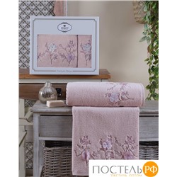 11217 Комп. Пол. DO&CO с вышивкой. (50x90/70х140) 2 шт. ANITA брусничный