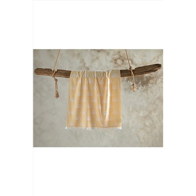English Home Sunny Pamuk Tek Yüz Plaj Havlusu 75x150 Cm Sarı 10039023