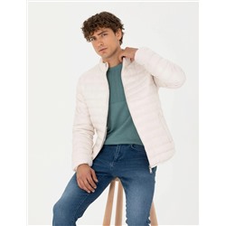 Bej Cropped Slim Mont