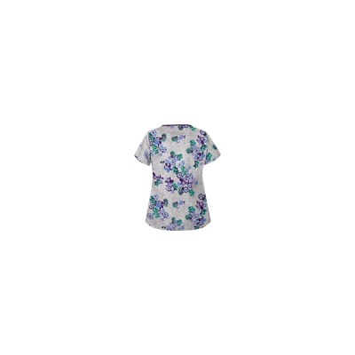 UA Floral Terrace Navy Print Scrub Top