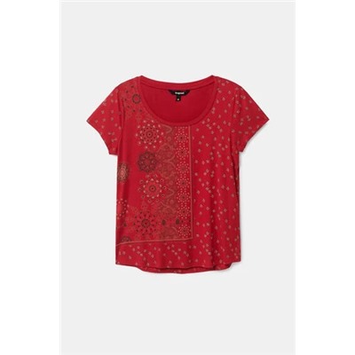 Camiseta manga corta mandalas
