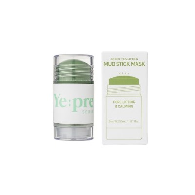 Yepre Green-Tea Lifting Mud Stick Mask Успокаивающая глиняная маска-стик для сужения пор