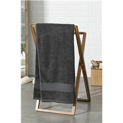 English Home Deluxe Pamuklu Low Twist Banyo Havlusu 90x150 Cm Antrasit 10033981-4