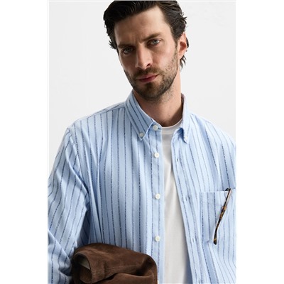 CAMISA RAYAS BOLSILLO