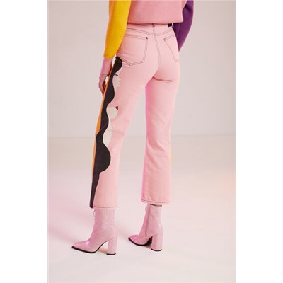 Pantalón culotte cropped