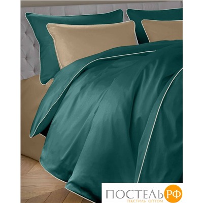 113310110-сгL45 Наволочка Satin Luxe 52х74 бирюза