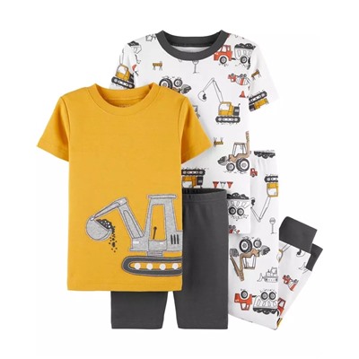 Carter's | Toddler 4-Piece Elephant Snug Fit Cotton PJs
