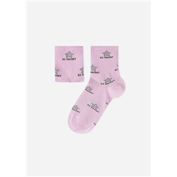 Kurze Sportsocken Good Vibes für Mädchen