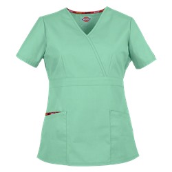 Dickies EDS Signature Scrubs Classic Fit Mock Wrap Top
