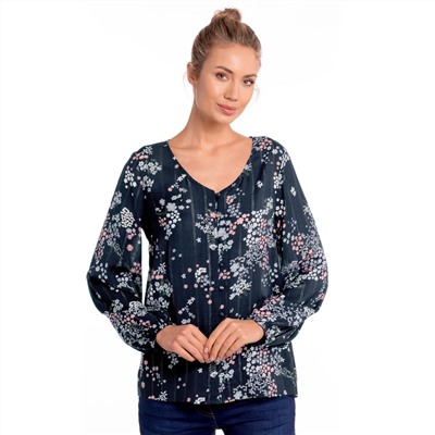 Damen Bluse mit Effektgarn