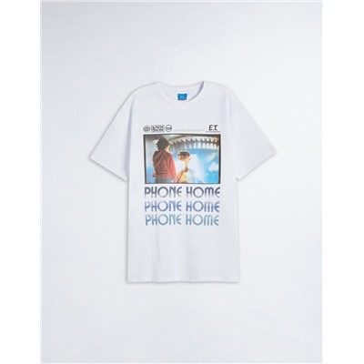 E.T.' T-shirt, Men, White
