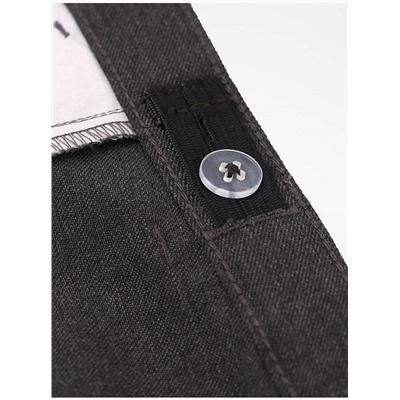 Boys Grey Longer Length Regular Leg School Trouser 2 Pack